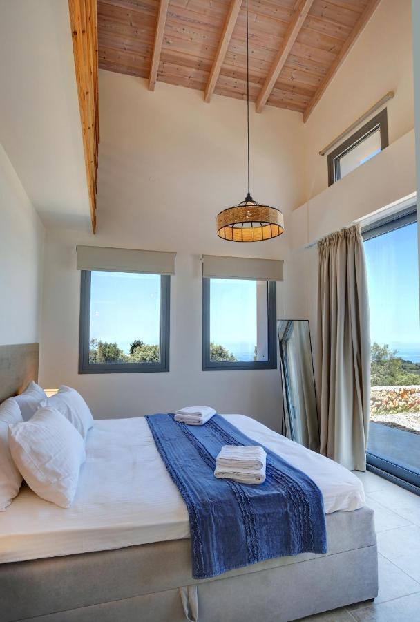 Tsakmakis Villas Luxury- Panoramic Sea View - Lefkada Tsoukaladhes Bagian luar foto
