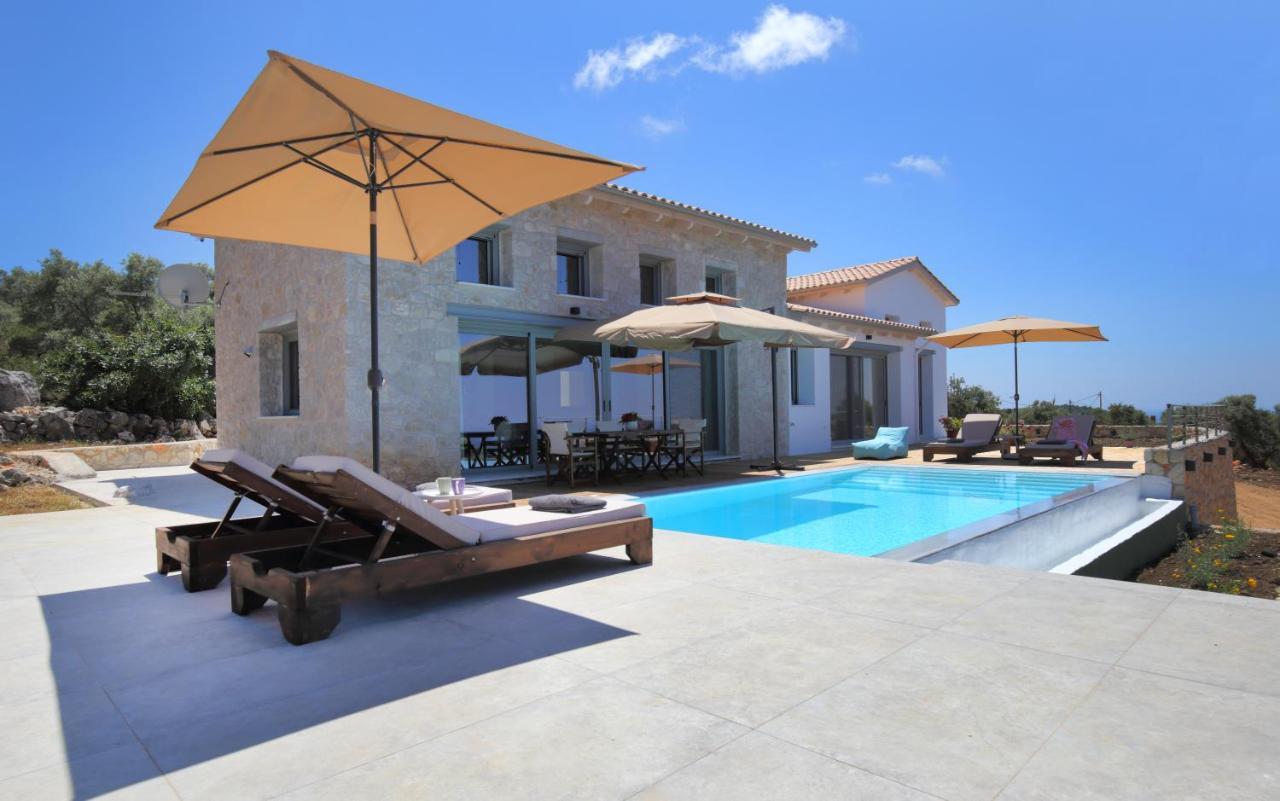 Tsakmakis Villas Luxury- Panoramic Sea View - Lefkada Tsoukaladhes Bagian luar foto