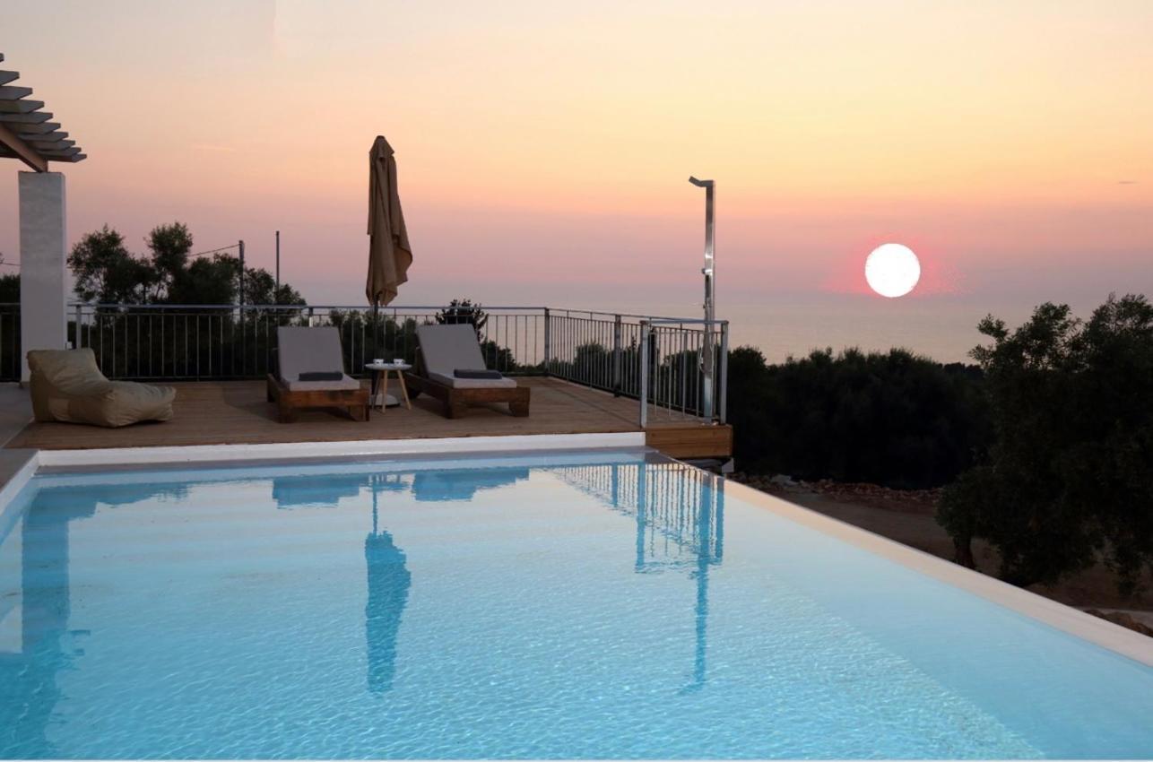 Tsakmakis Villas Luxury- Panoramic Sea View - Lefkada Tsoukaladhes Bagian luar foto